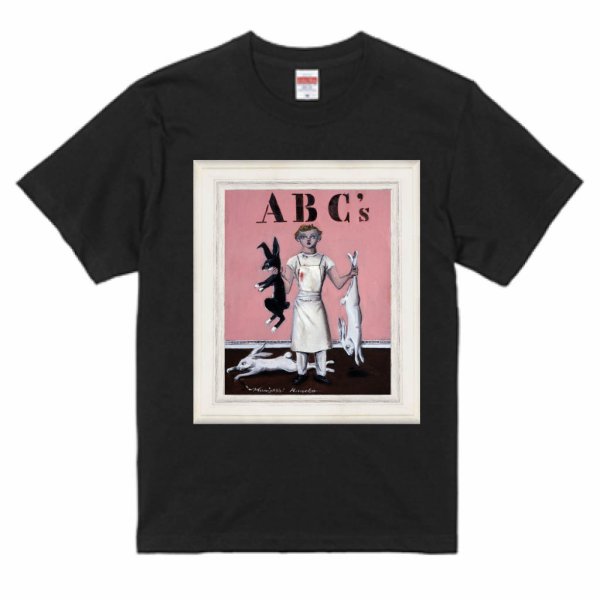 画像1: オリジナルTシャツ「ABCピンクバック」【受注/納期1か月】 (1)