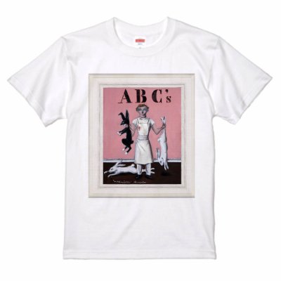 画像2: オリジナルTシャツ「ABCピンクバック」【受注/納期1か月】