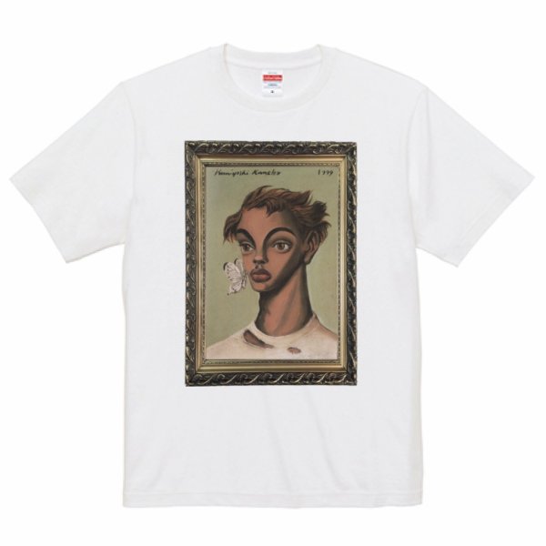 画像2: オリジナルTシャツ「唇と蝶々1999」【受注/納期1か月】 (2)