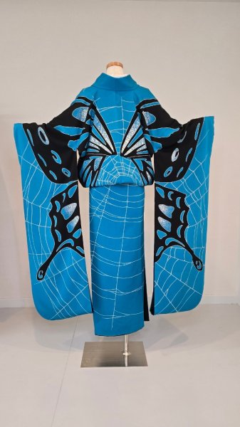 画像2: 振袖PinkSpiderピンクスパイダー & 袋帯PinkSpiderピンクスパイダー　　お誂えフルオーダー (2)