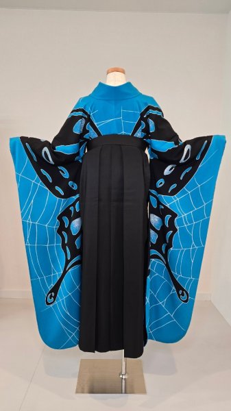 画像8: 振袖PinkSpiderピンクスパイダー & 袋帯PinkSpiderピンクスパイダー　　お誂えフルオーダー (8)