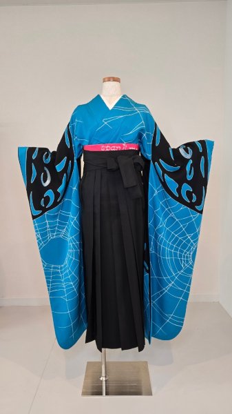 画像7: 振袖PinkSpiderピンクスパイダー & 袋帯PinkSpiderピンクスパイダー　　お誂えフルオーダー (7)