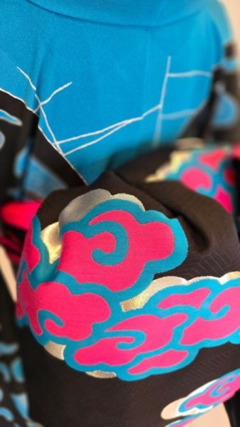 画像10: 振袖PinkSpiderピンクスパイダー & 袋帯PinkSpiderピンクスパイダー　　お誂えフルオーダー (10)