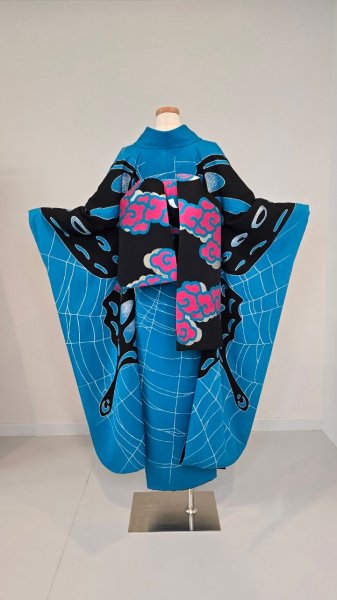 画像3: 振袖PinkSpiderピンクスパイダー & 袋帯PinkSpiderピンクスパイダー　　お誂えフルオーダー (3)